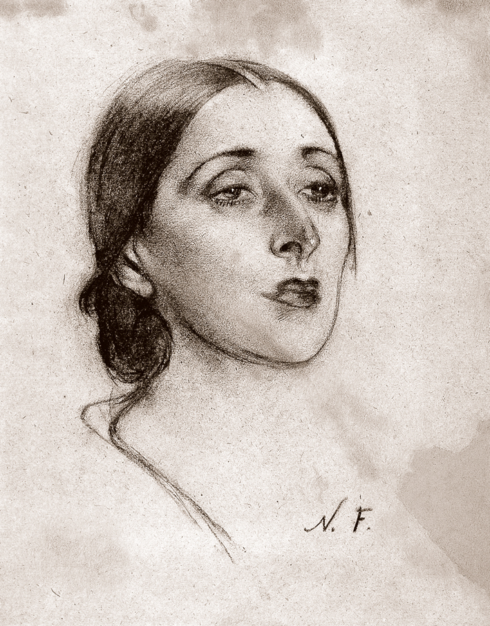  Nicolai Ivanovich Fechin —— 伏契娜肖像